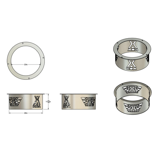 KOA Fire Ring w/Welded Rim