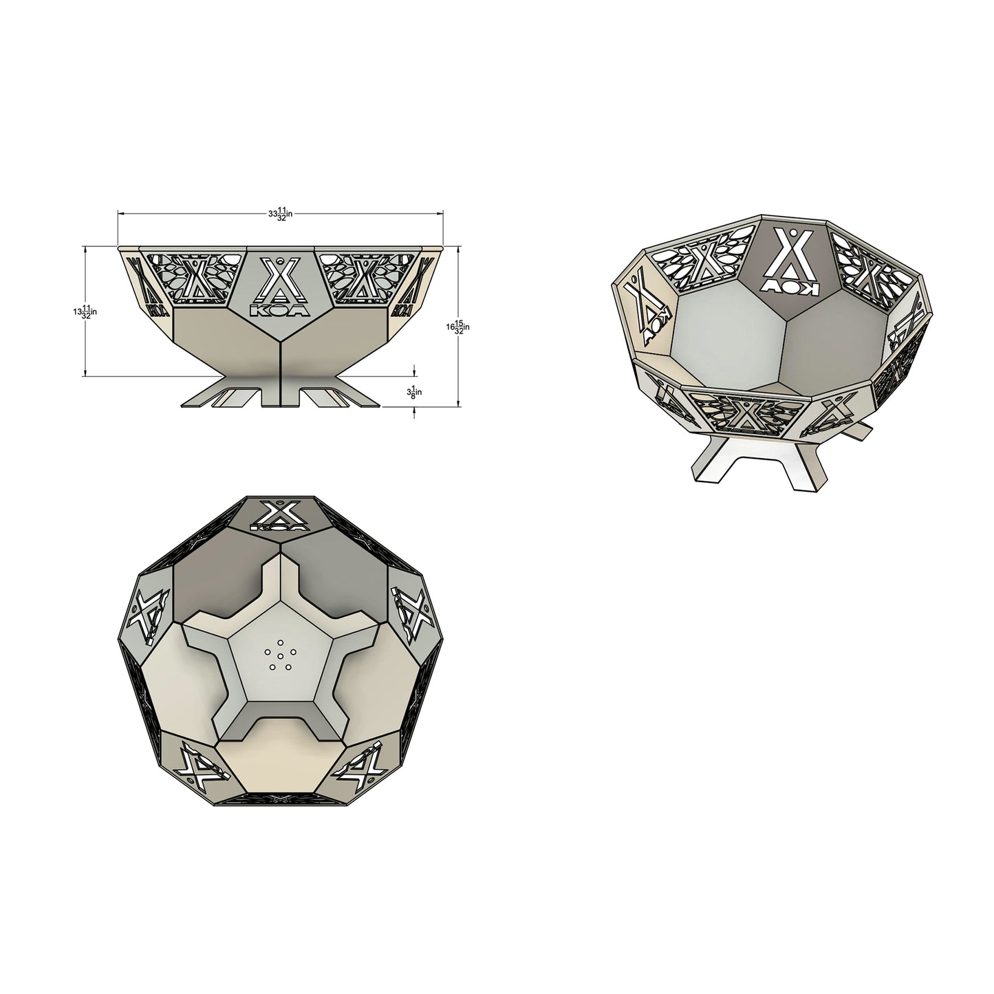 KOA Pentatonic Fire Pit